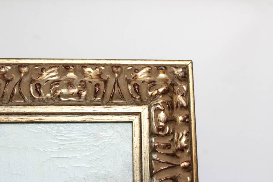 Daniel Jaugey Original Waterfront Oil Painting