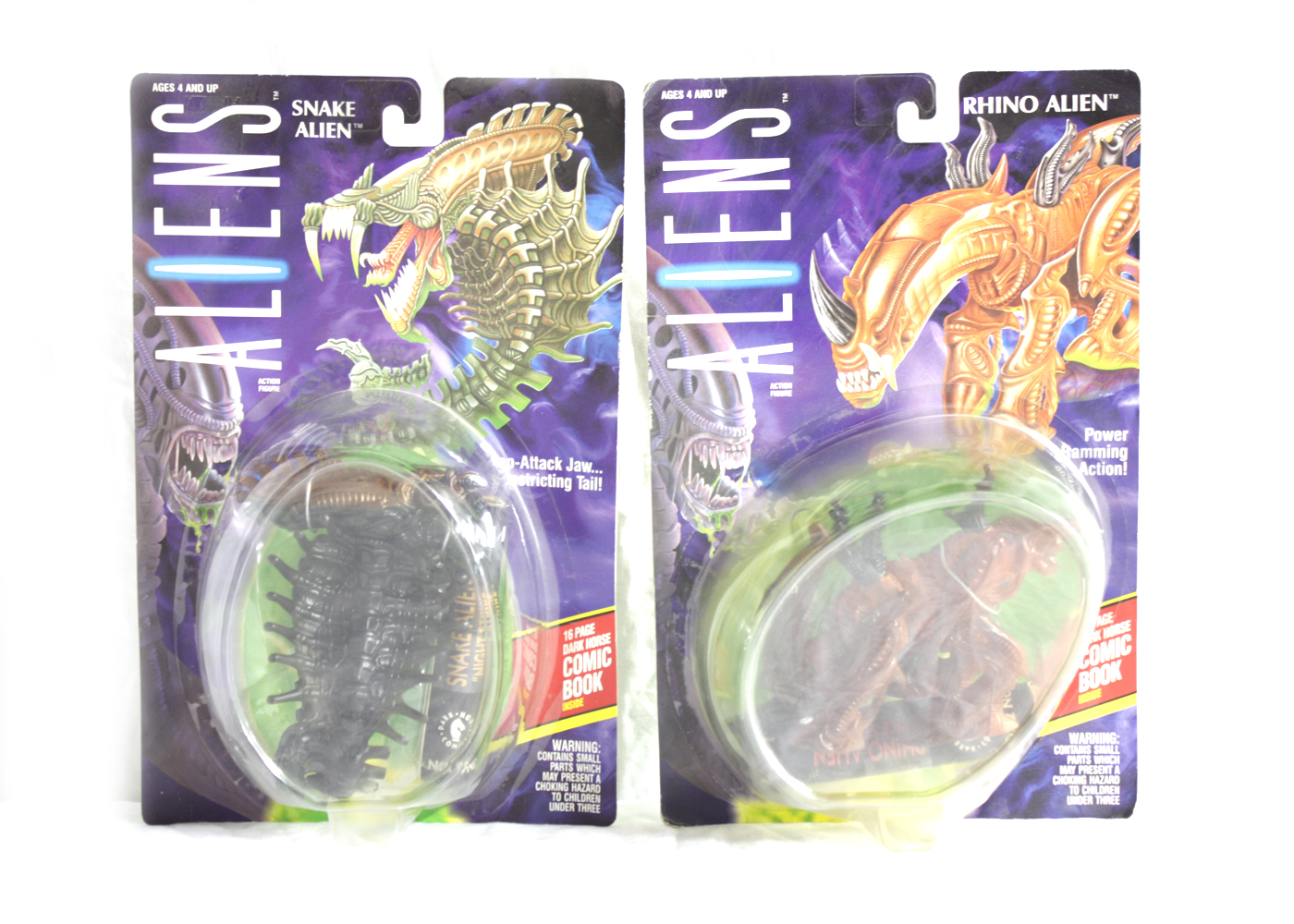 Pair of 1992 Kenner "Aliens" Collectible Action Figures