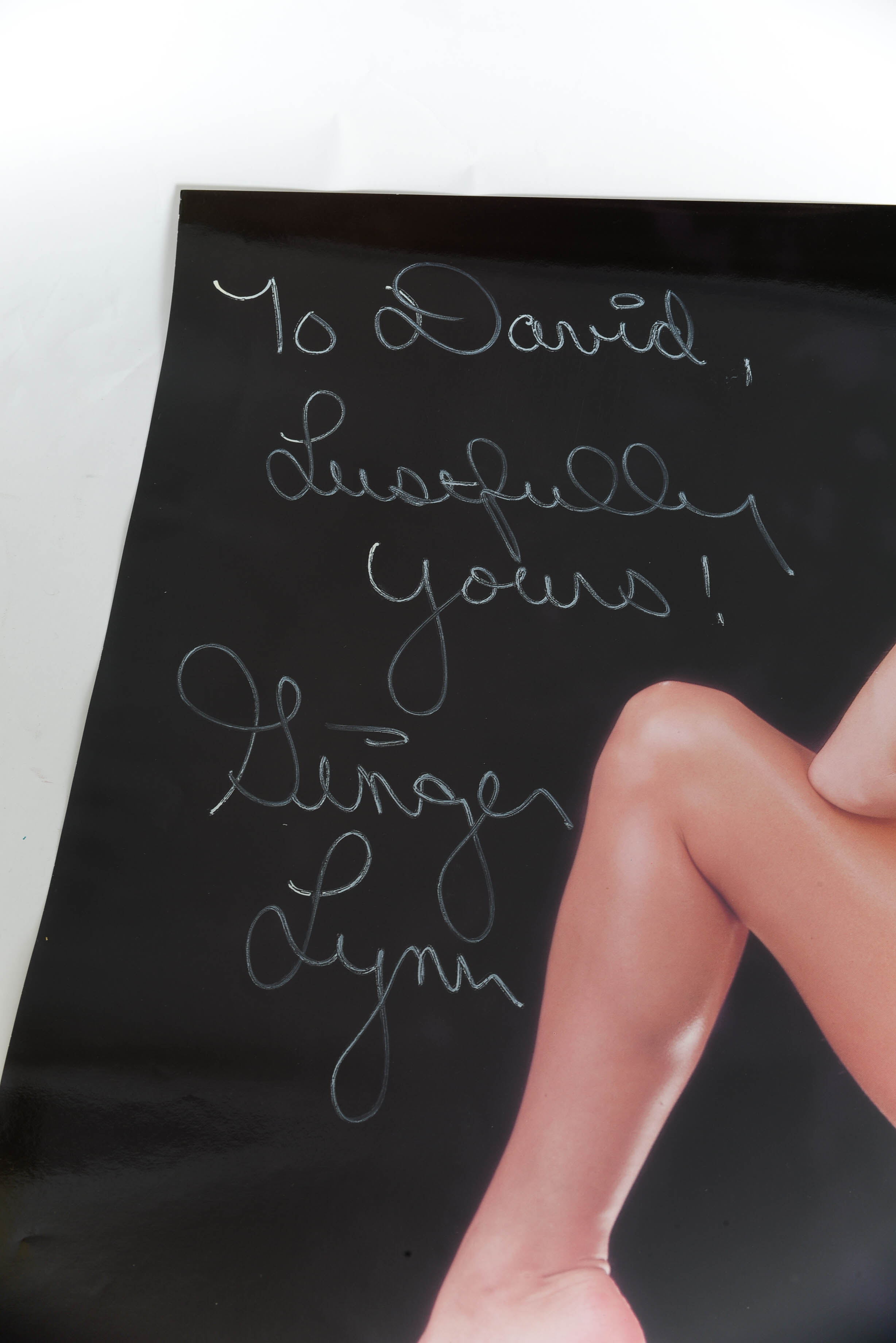 Signed Vintage "Ginger" Poster