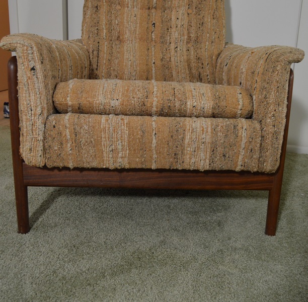 Folke Ohlsson for Dux of Sweden Lounge Chair With Ottoman