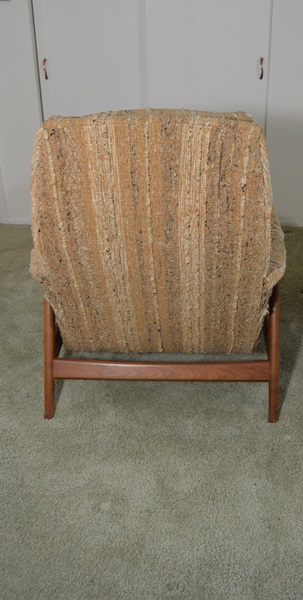 Folke Ohlsson for Dux of Sweden Lounge Chair With Ottoman