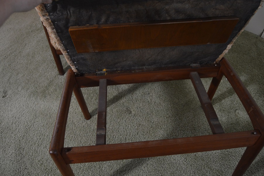 Folke Ohlsson for Dux of Sweden Lounge Chair With Ottoman