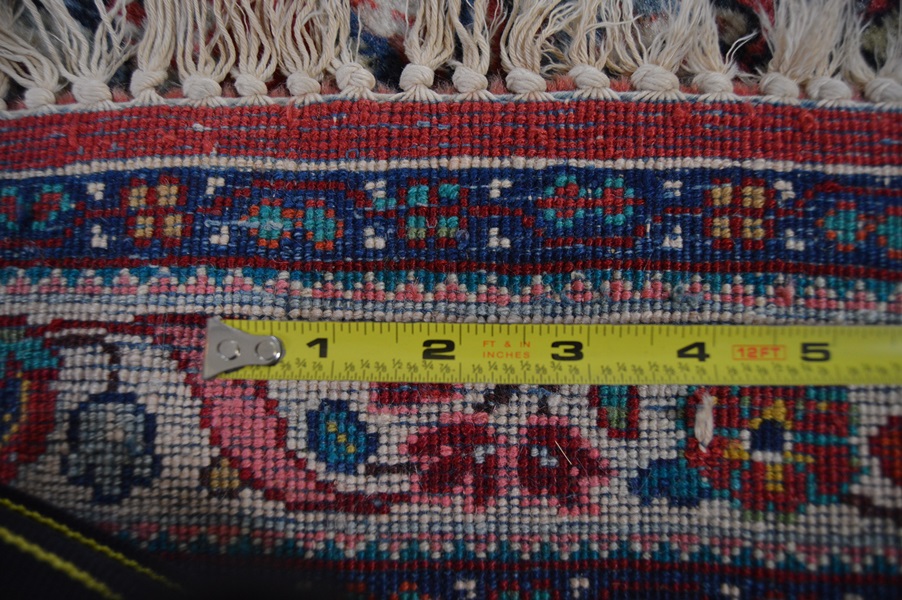 Persian Hand-Knotted Wool Runner