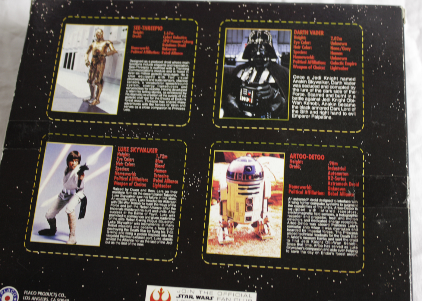 1996 Placo Toys "Star Wars" Collectables