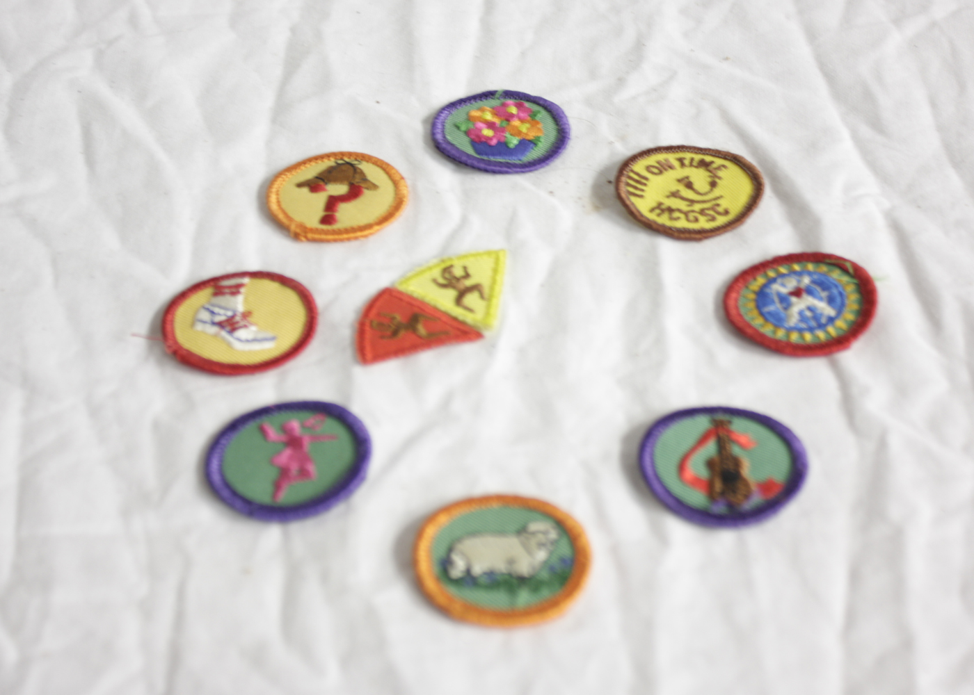 Collection of Vintage Girl Scouts Badges