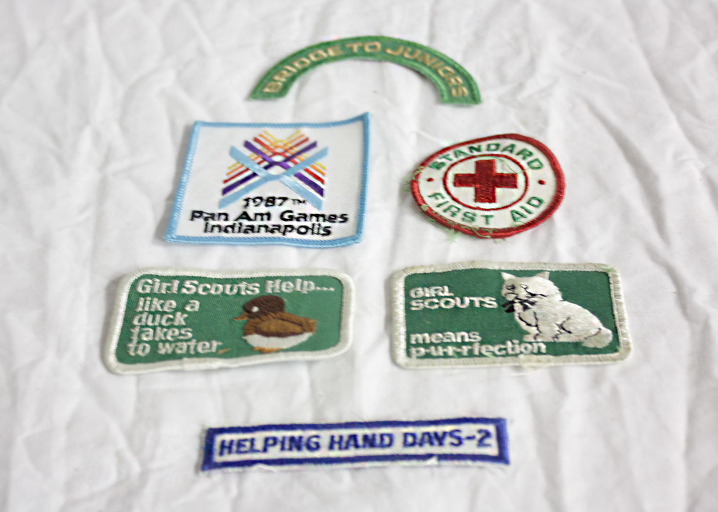 Collection of Vintage Girl Scouts Badges