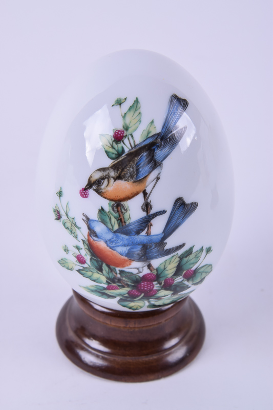 Four Seasons Porcelain Egg Collection by Avon