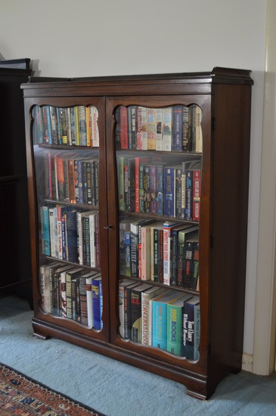 Double Door Glass Front Book Case