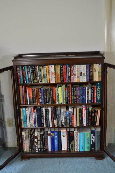 Double Door Glass Front Book Case