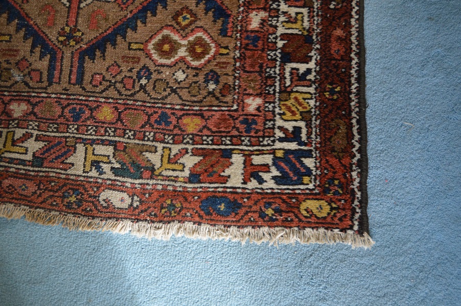 Antique Turkish Karajeh Style Tribal 100% Wool Runner