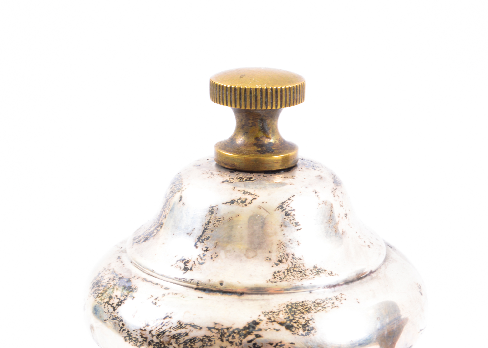 Pair of Wood and Sterling Silver Pepper Mills