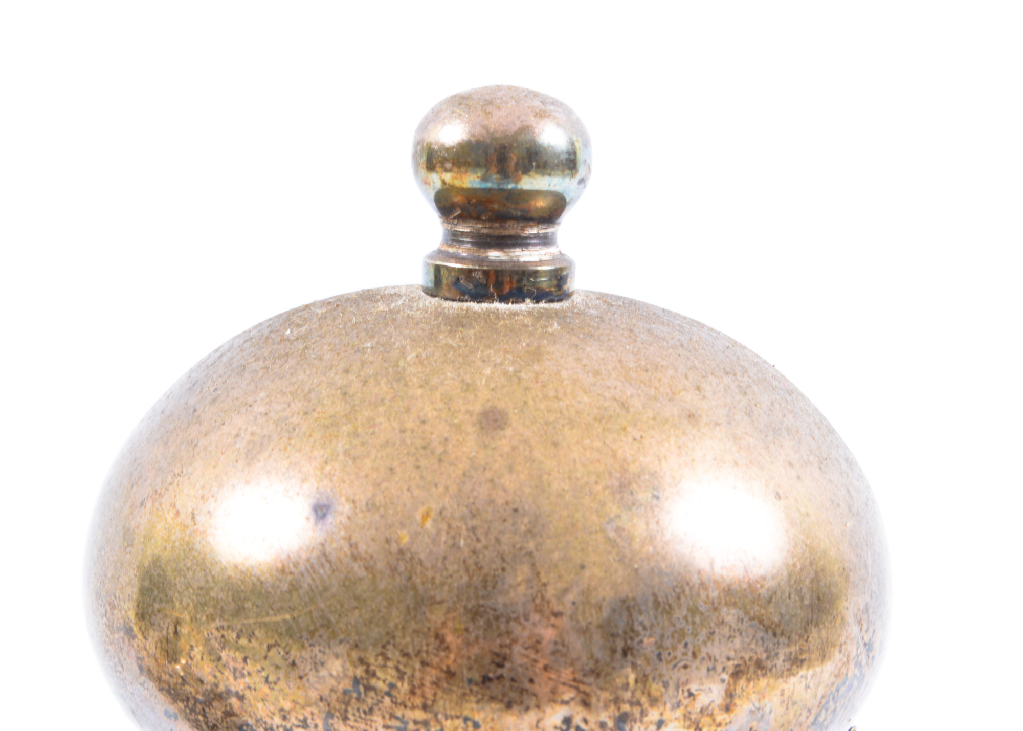 Pair of Wood and Sterling Silver Pepper Mills