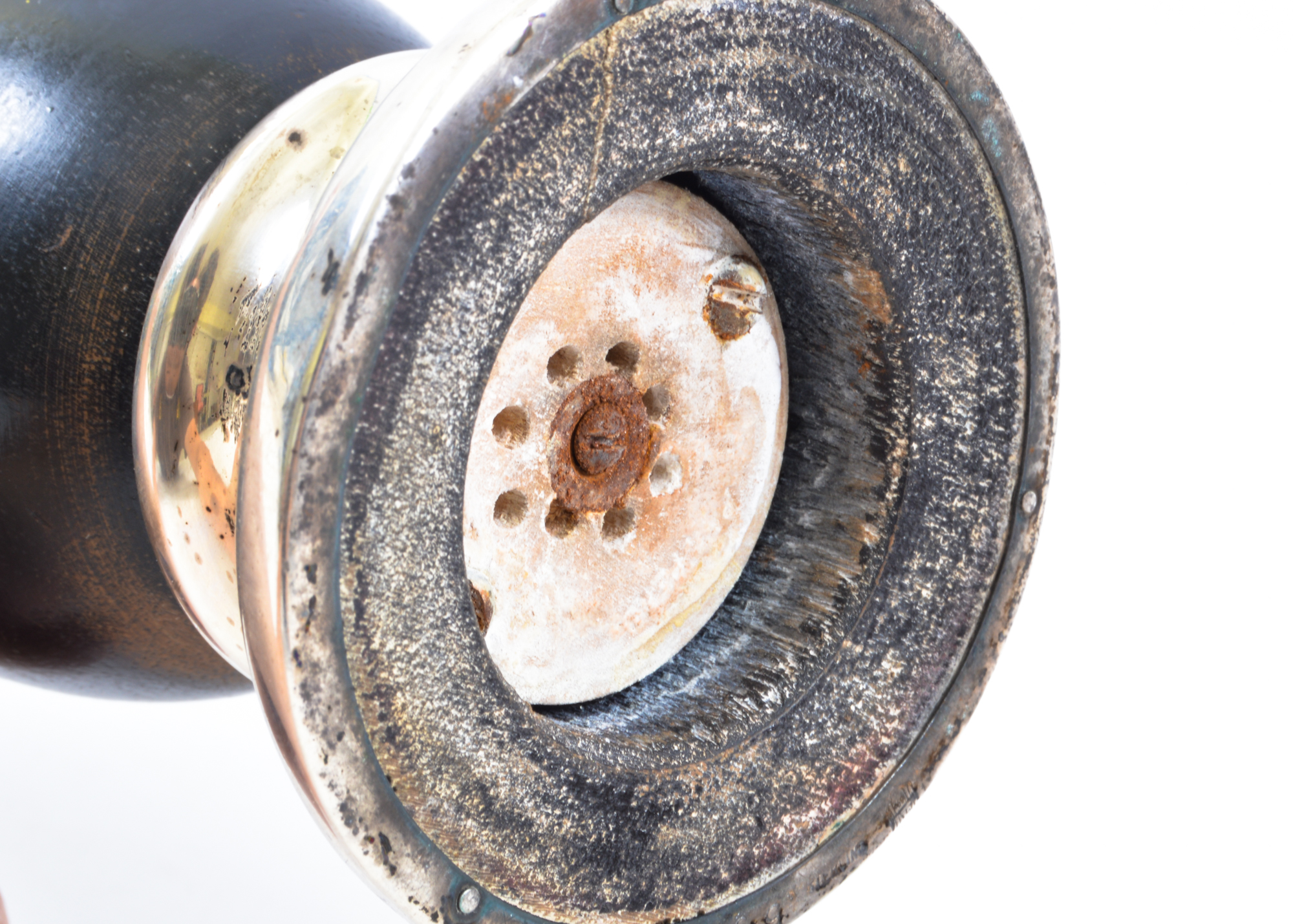 Pair of Wood and Sterling Silver Pepper Mills