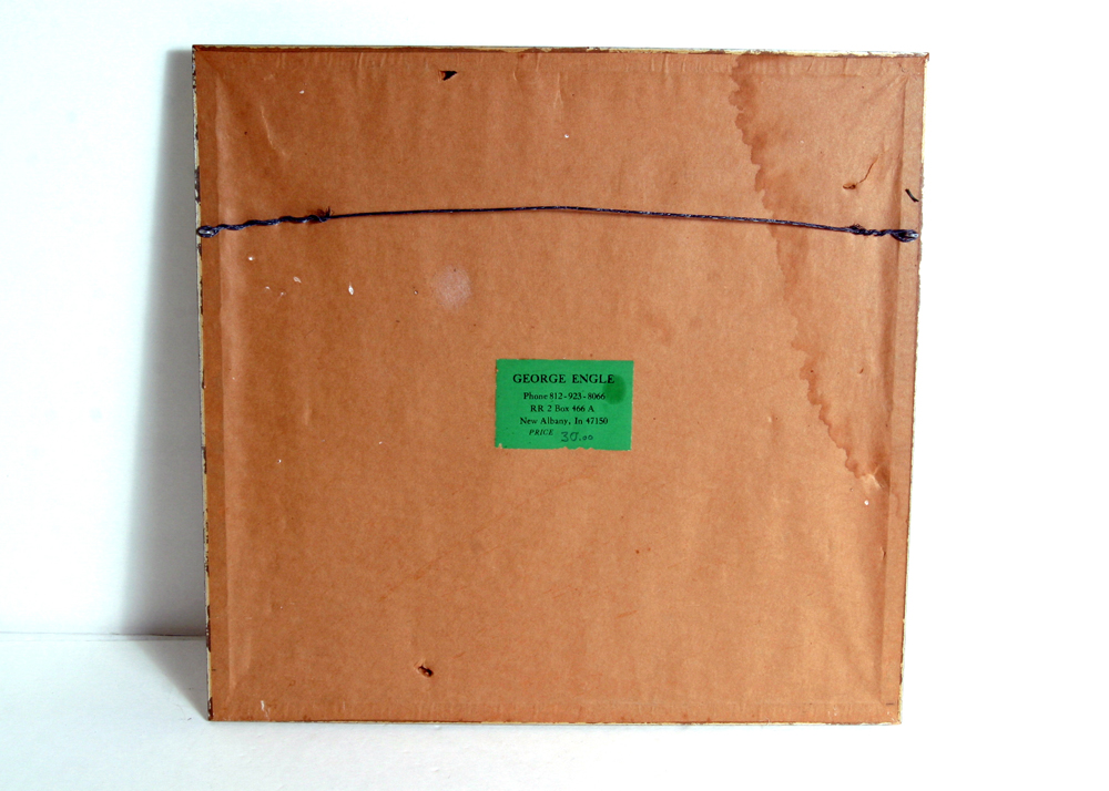 Signed, Original Landscape Aquatint by Indiana Artist G. Engle