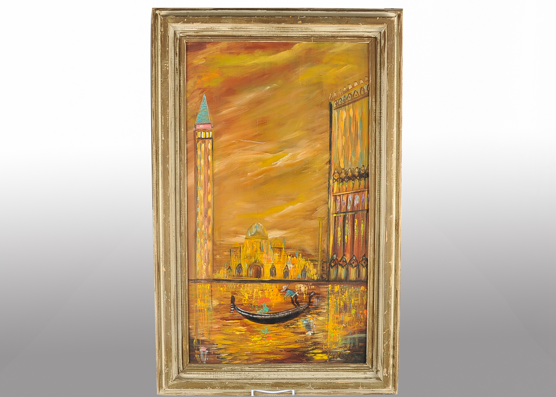 Charles Radoff Impressionist Style Painting "Venice"