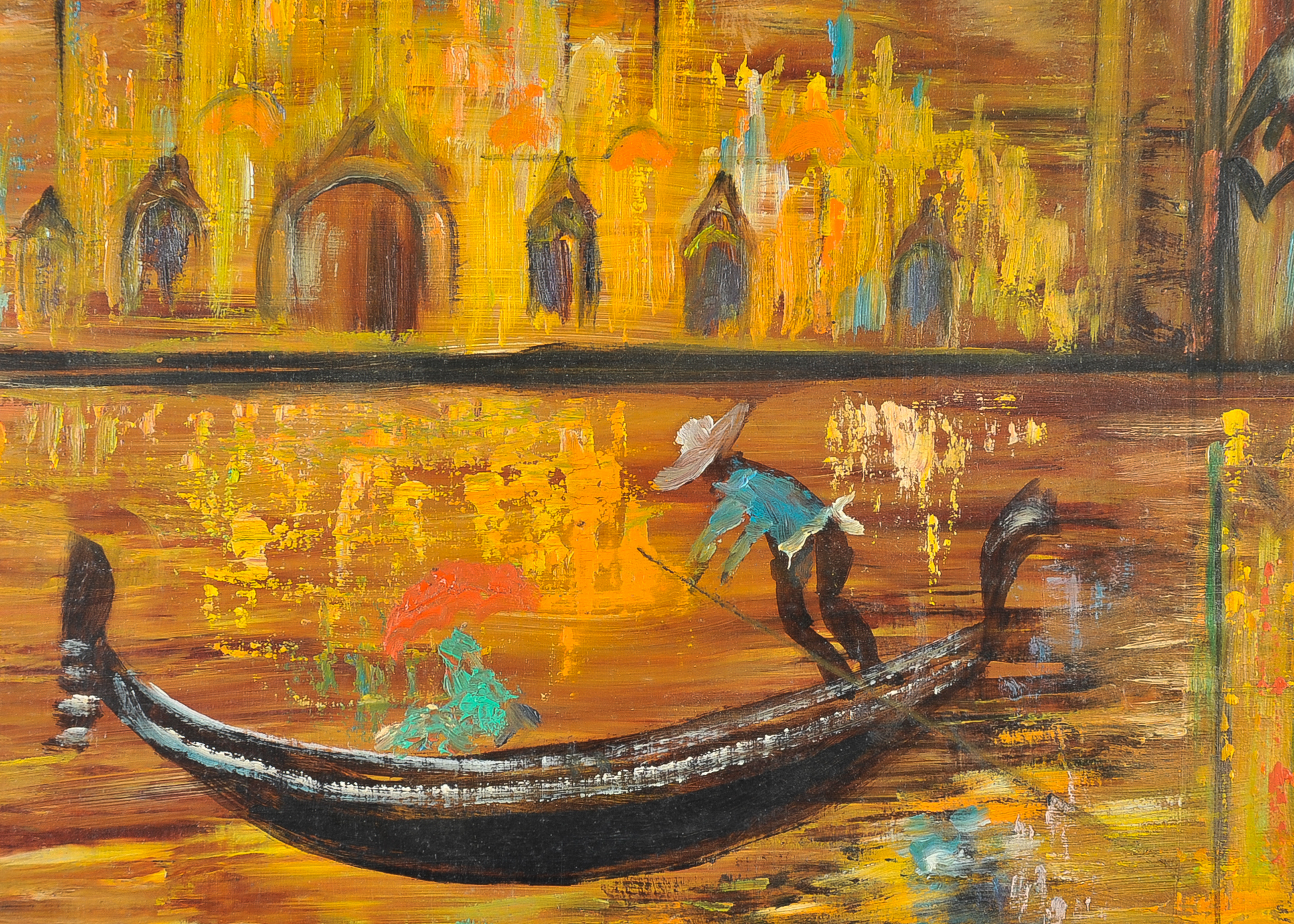 Charles Radoff Impressionist Style Painting "Venice"