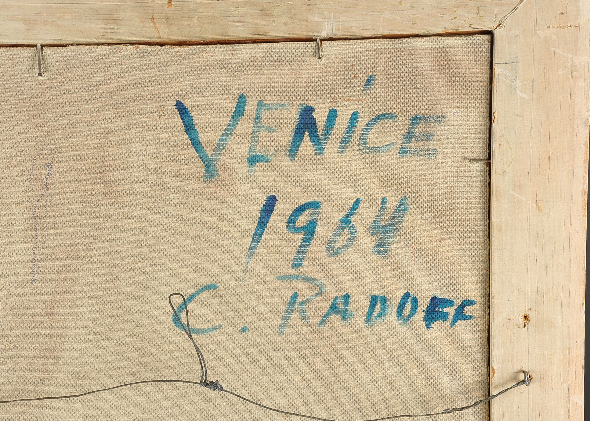 Charles Radoff Impressionist Style Painting "Venice"