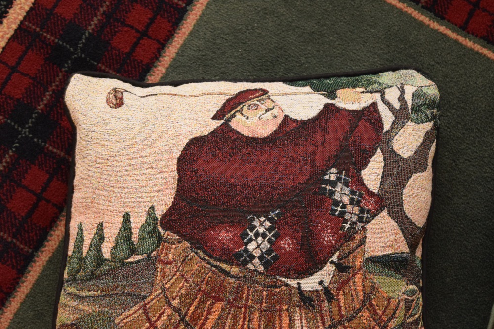 Golf Themed Rugs and Pillows