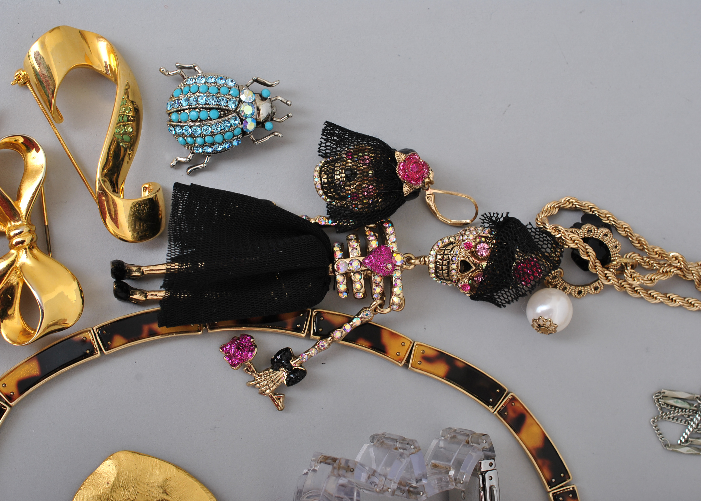 Sterling Silver Necklaces, Leather Watches and Costume Jewelry