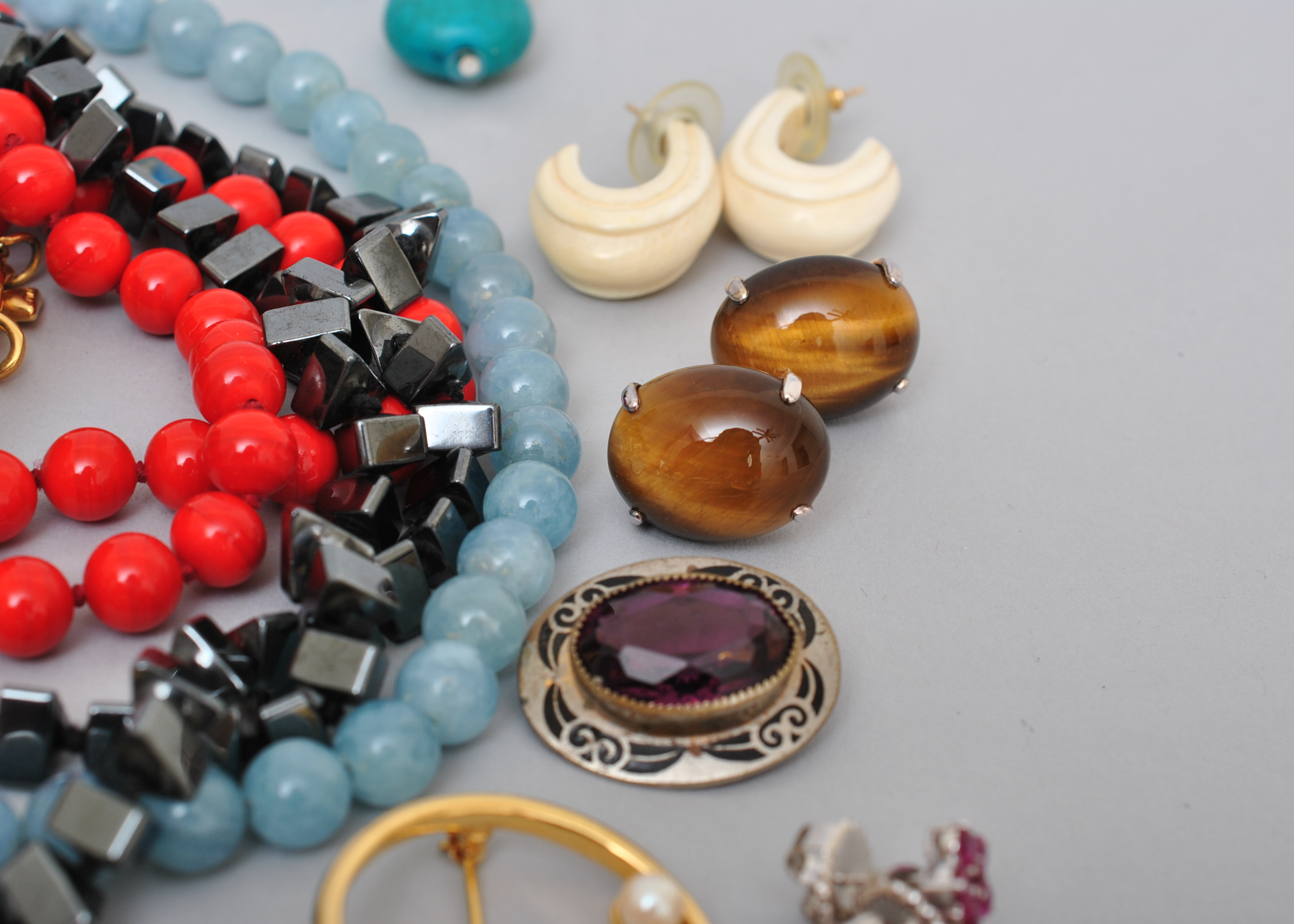 Sterling Silver Necklaces, Leather Watches and Costume Jewelry