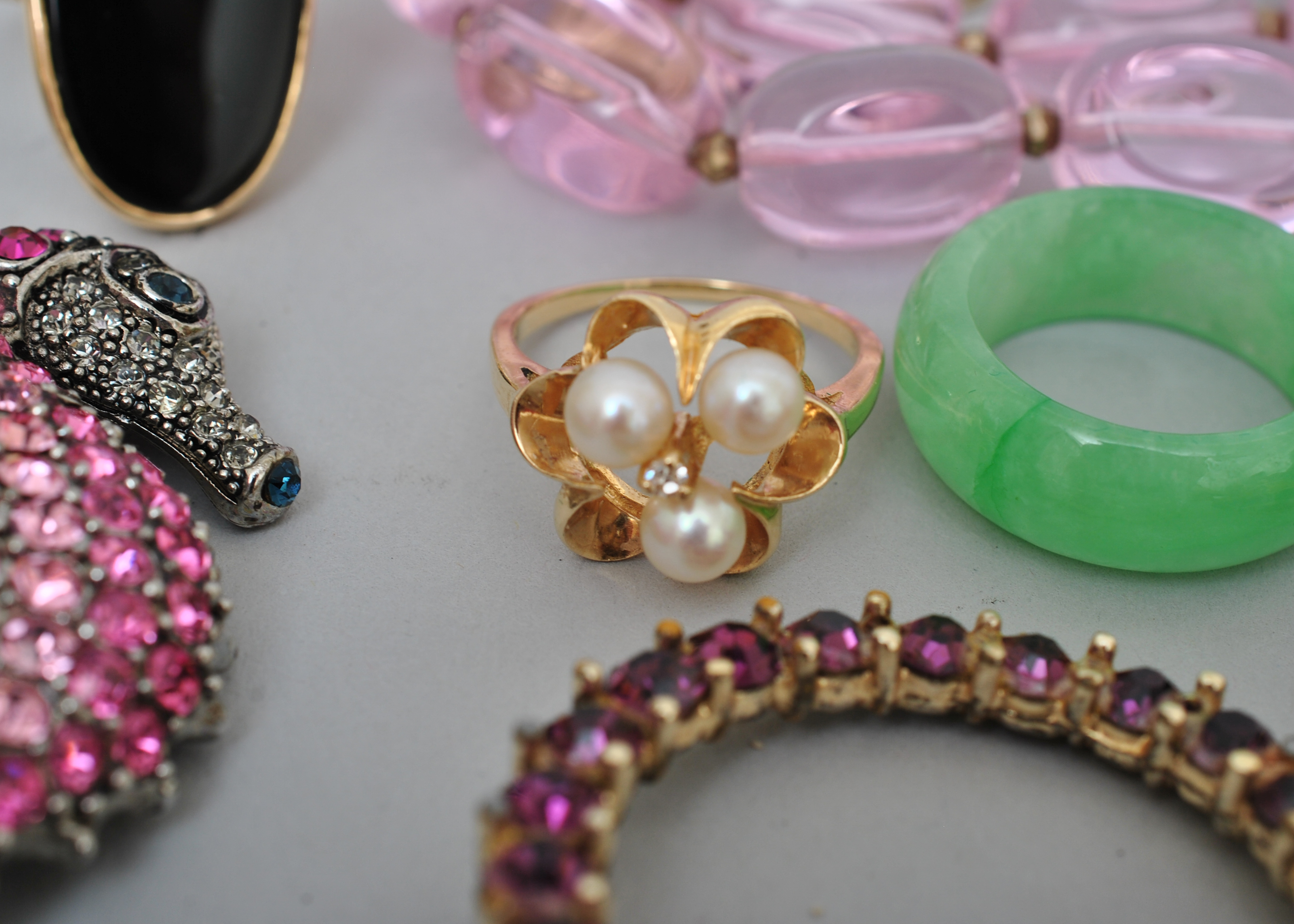 Sterling Silver Necklaces, Leather Watches and Costume Jewelry