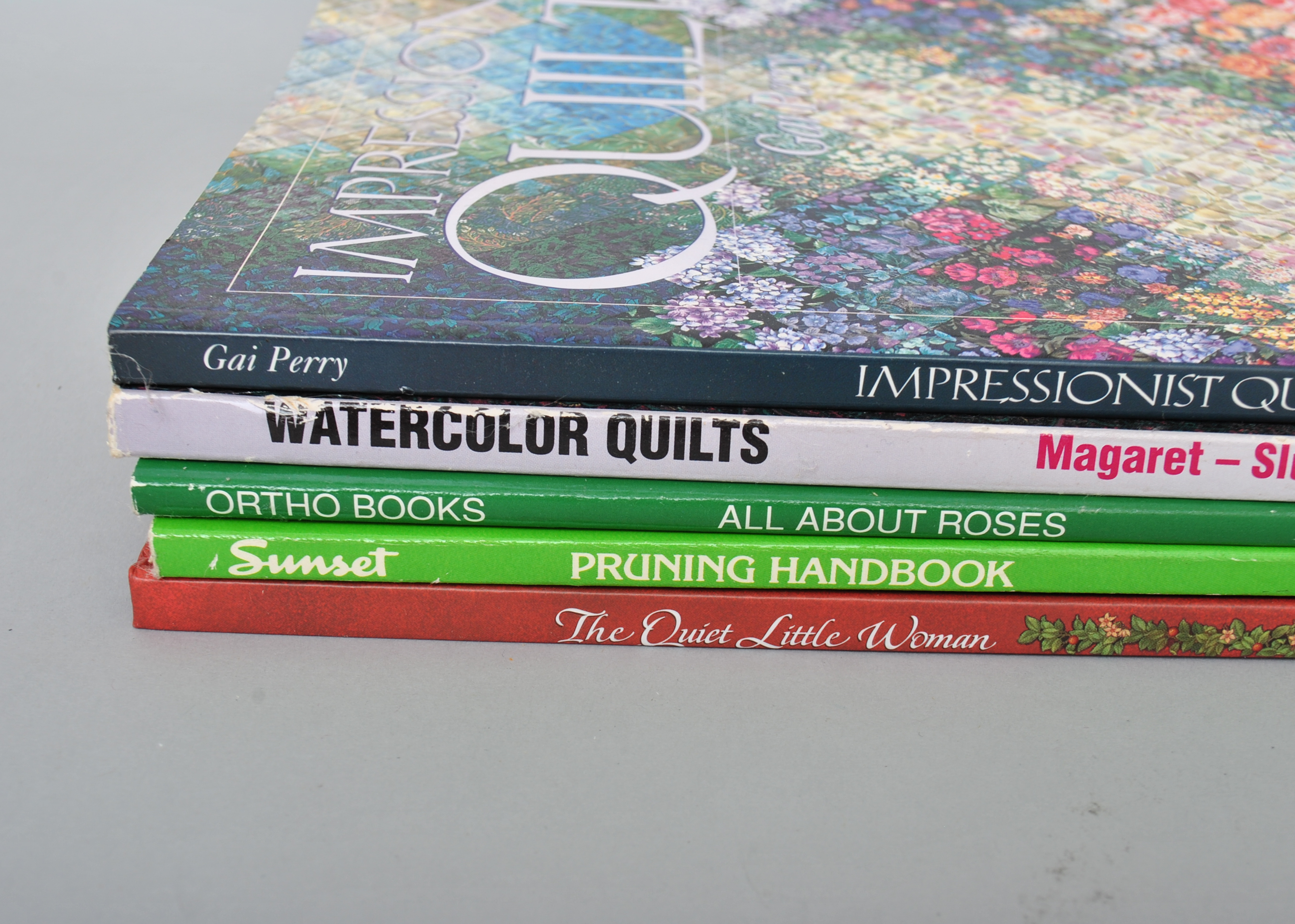 Collection of Sewing Supplies and Books