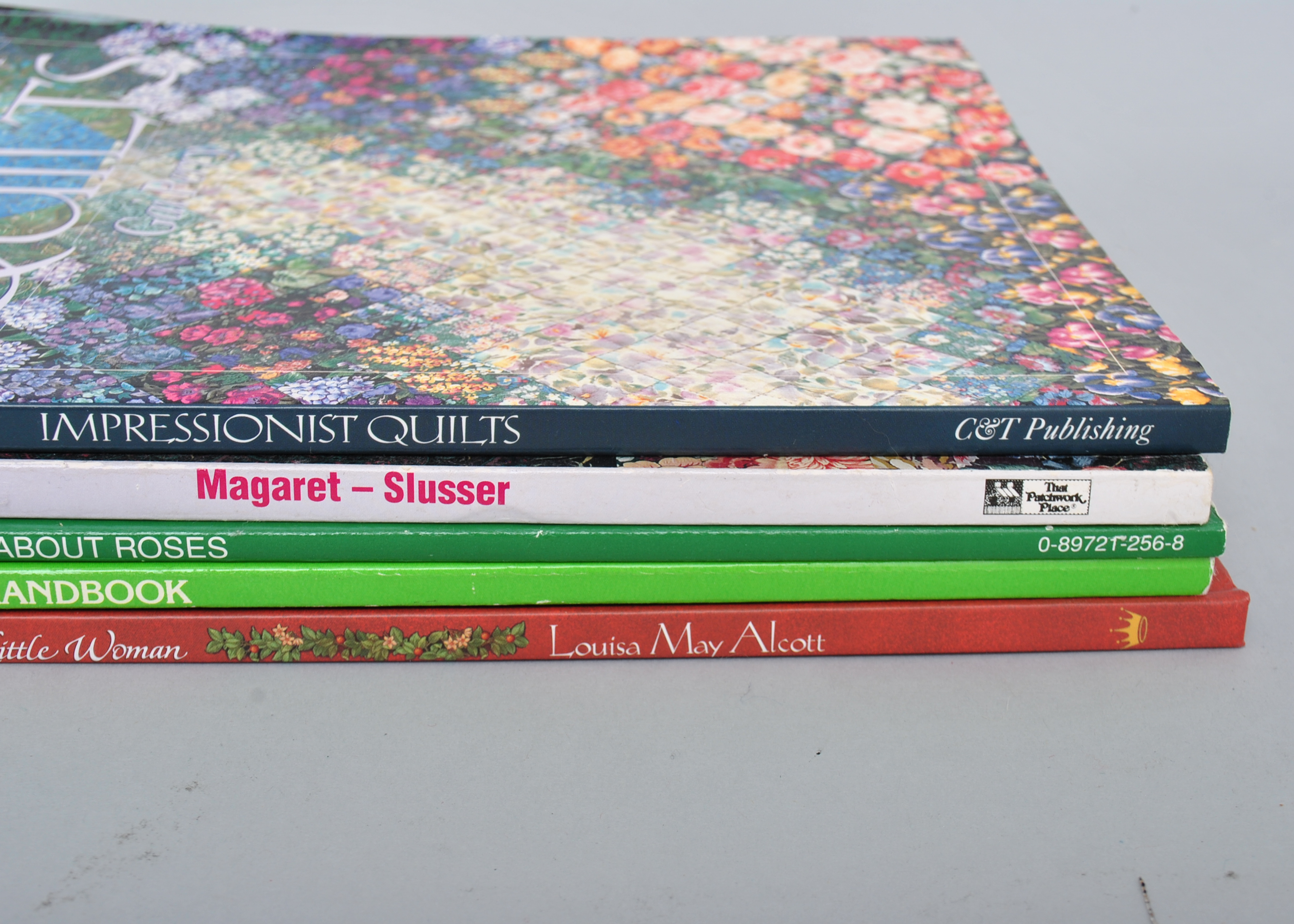 Collection of Sewing Supplies and Books