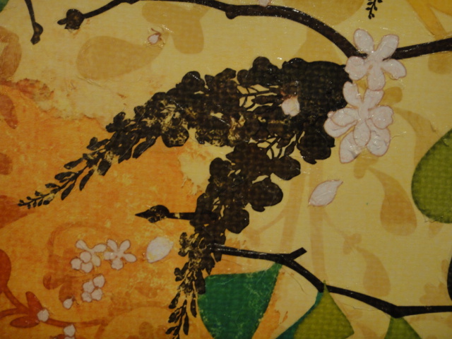 Evelia Sowash Giclee Print on Canvas Two Birds