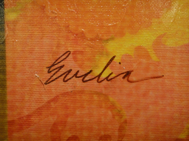 Evelia Sowash Giclee Print on Canvas Two Birds