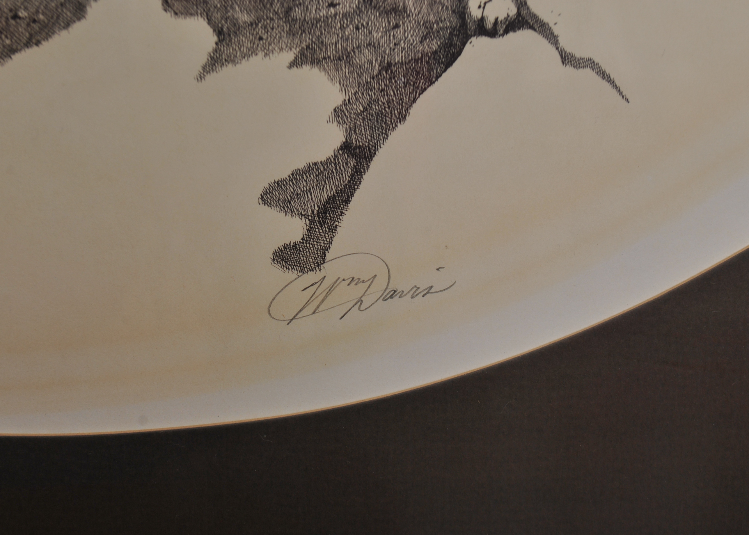 Pair of Deer Lithographs by William Davis