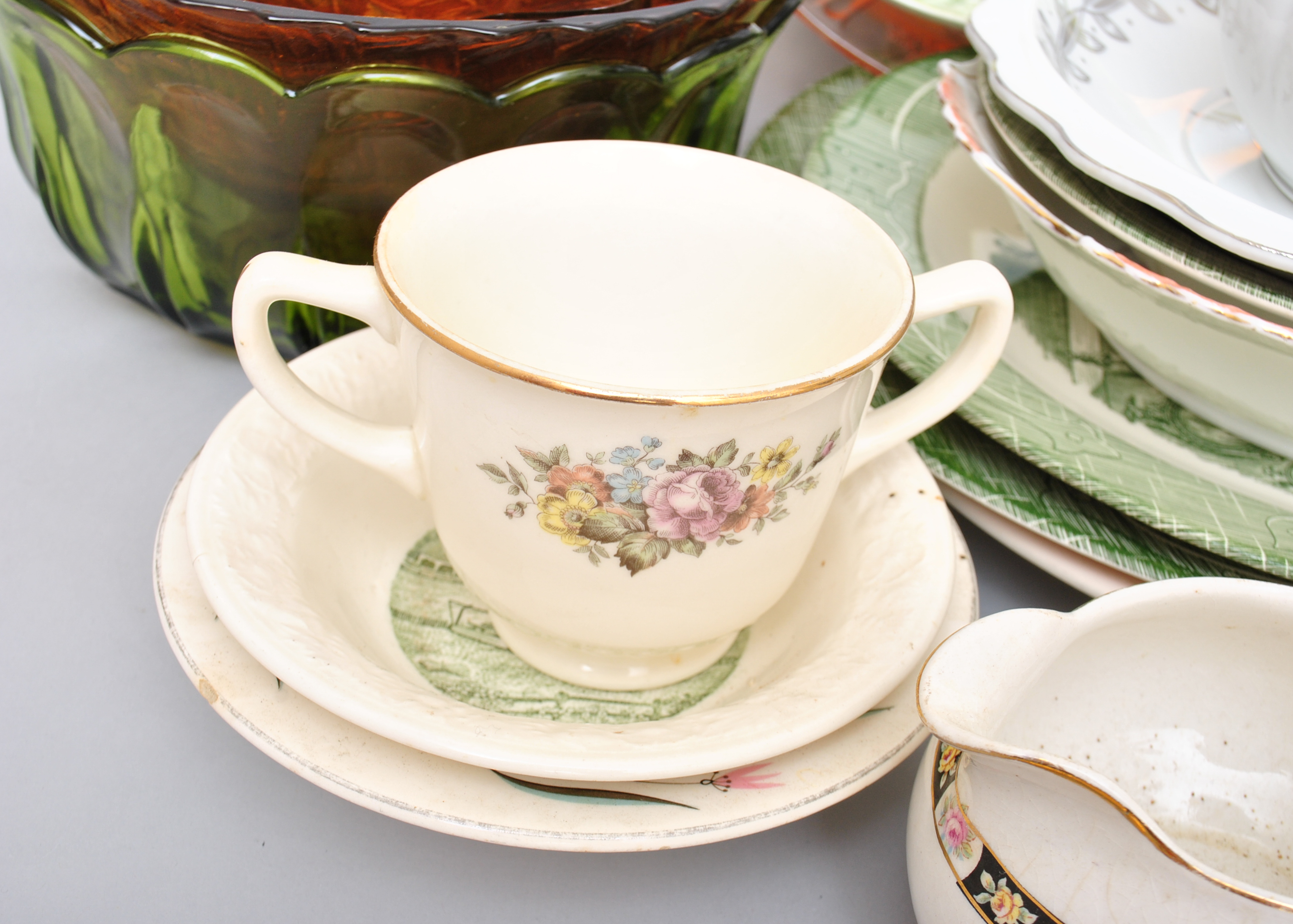 Glass and Ceramic Dish Assortment