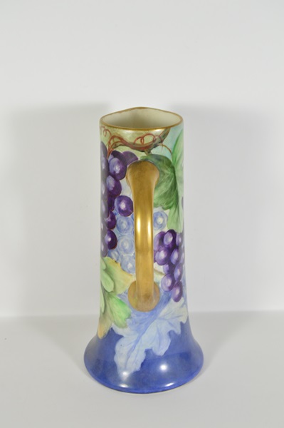 Belleek Hand Painted China Pitcher