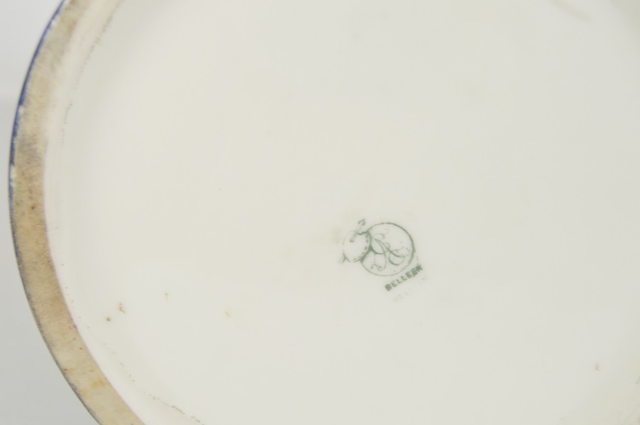 Belleek Hand Painted China Pitcher