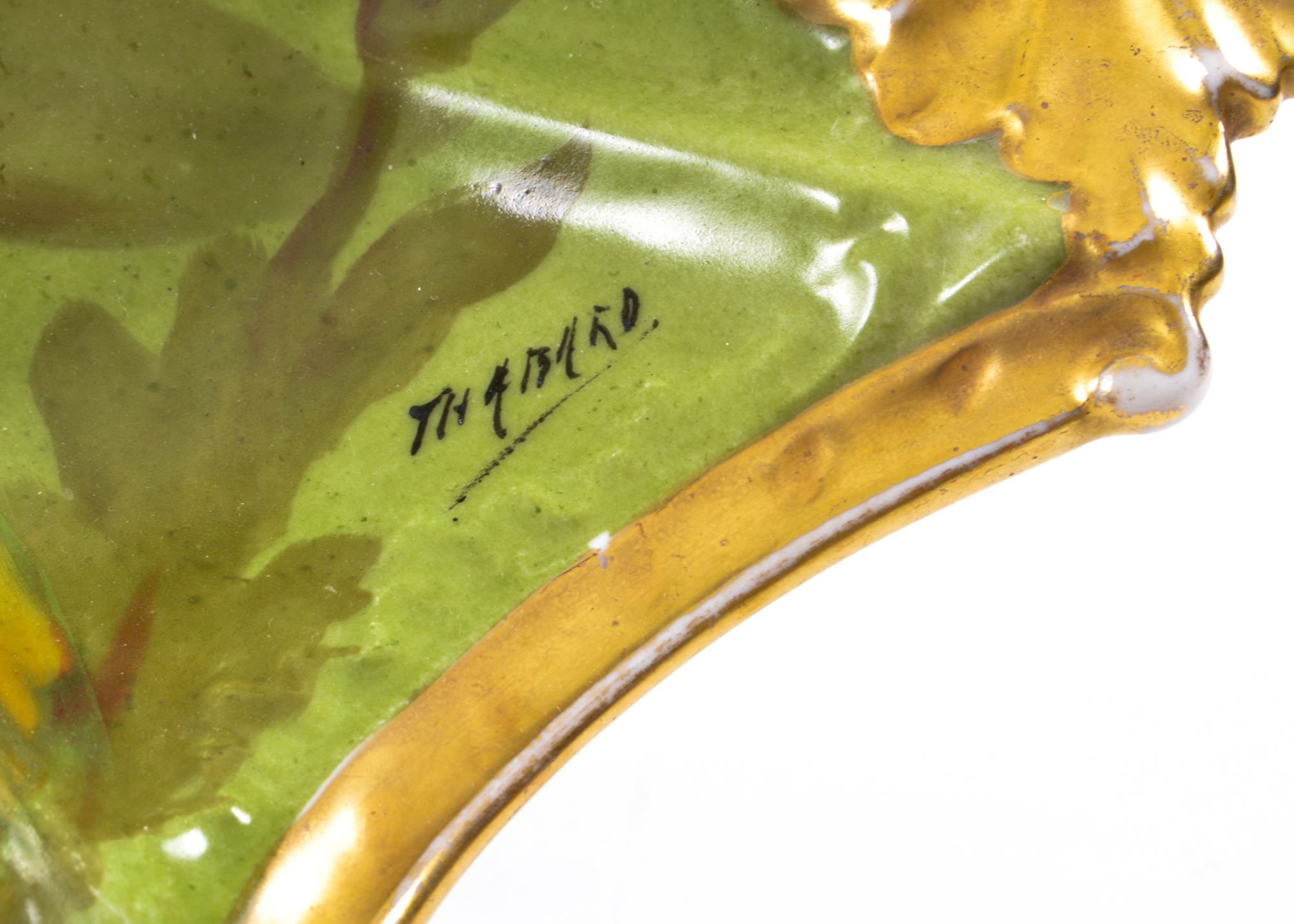 Limoges LS & S Porcelain Full Fish Serving Tray Platter