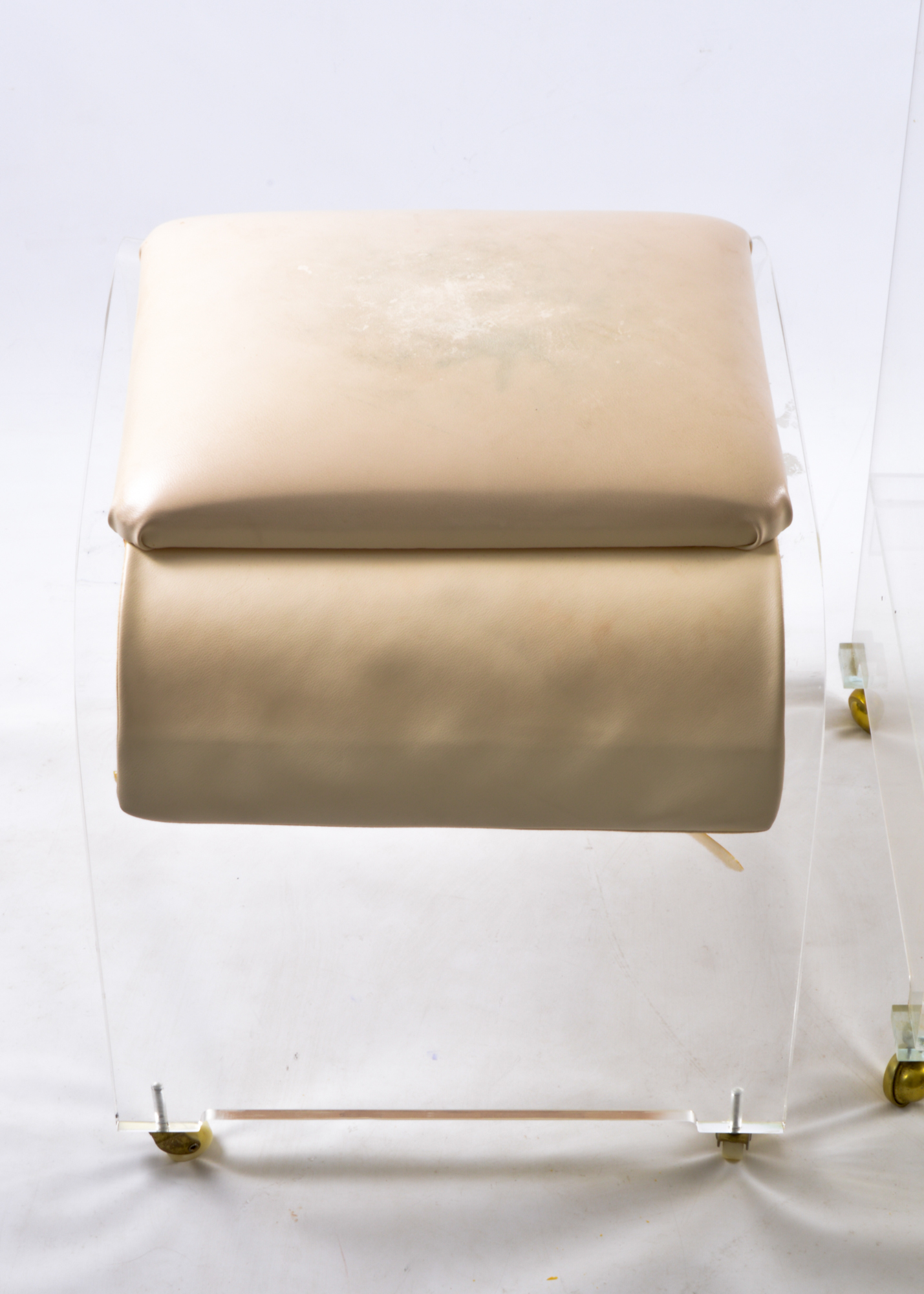 Lucite Vanity With Bench