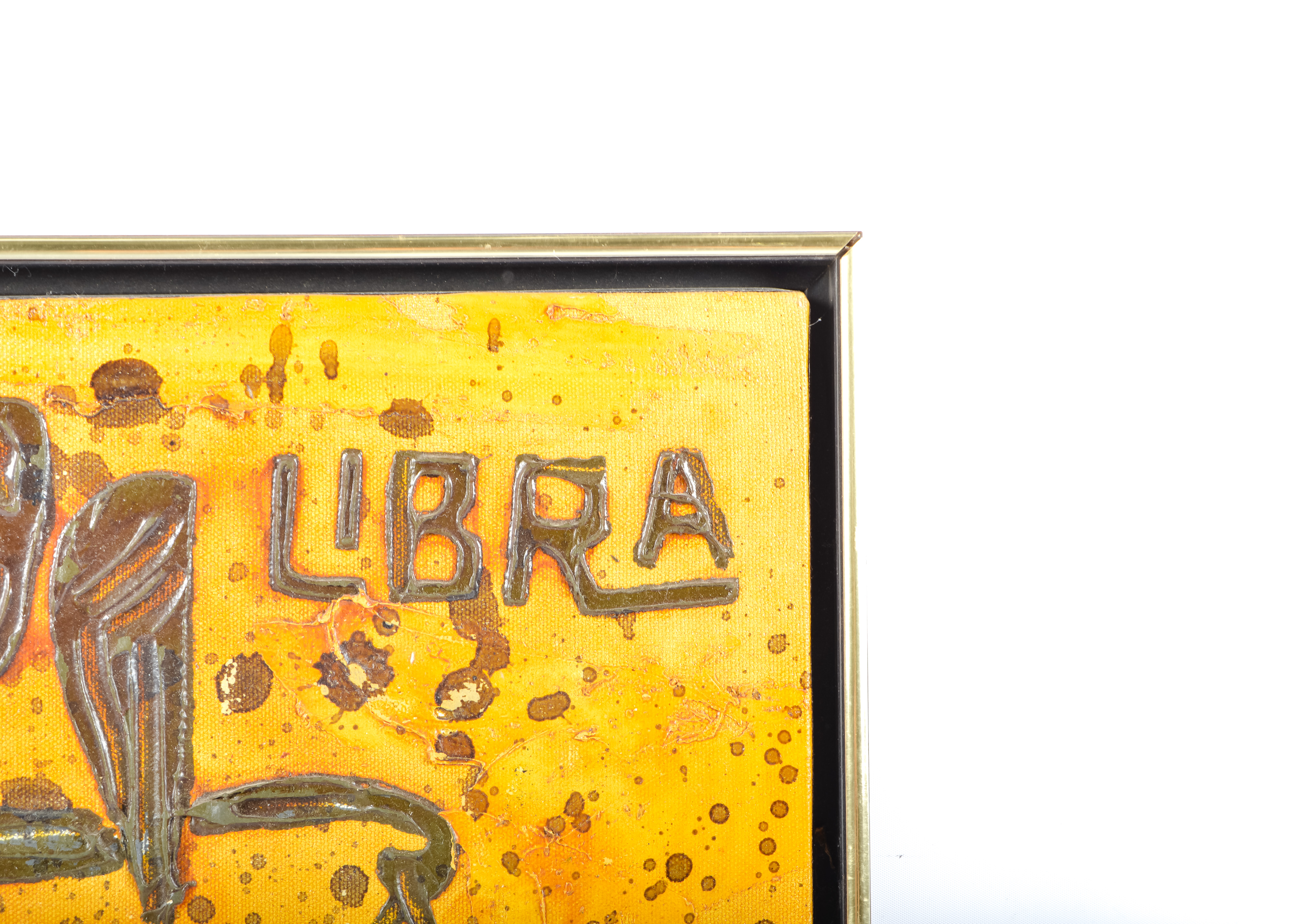 Signed, Original Mid-Century Oil on Canvas Painting by Luzon