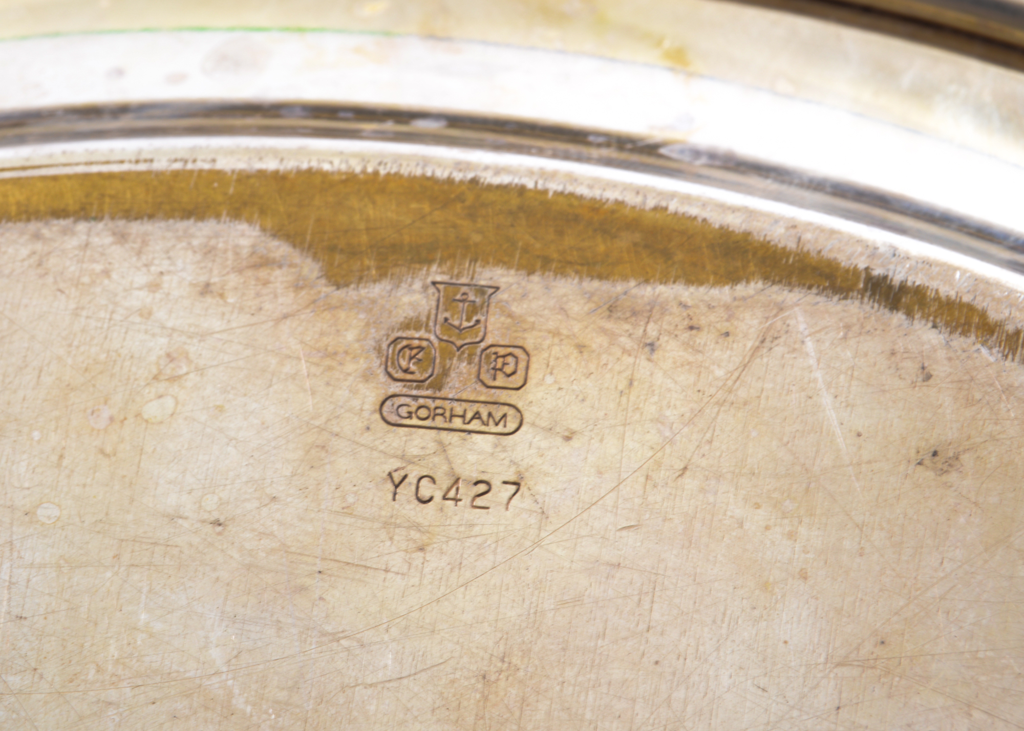 Gorham Silver Plated Round Tray