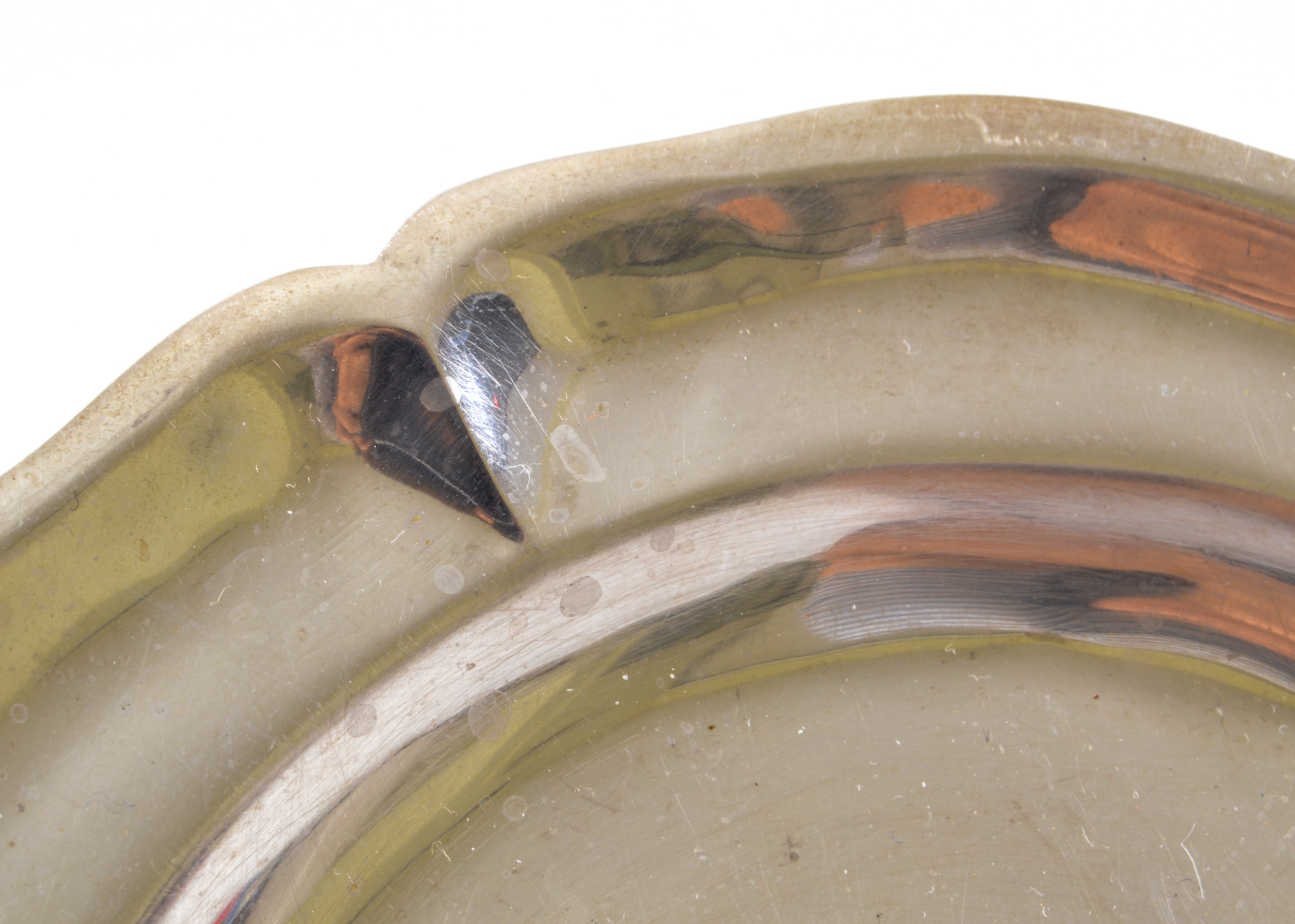 Six 5.5 Inch Sterling Silver Plates