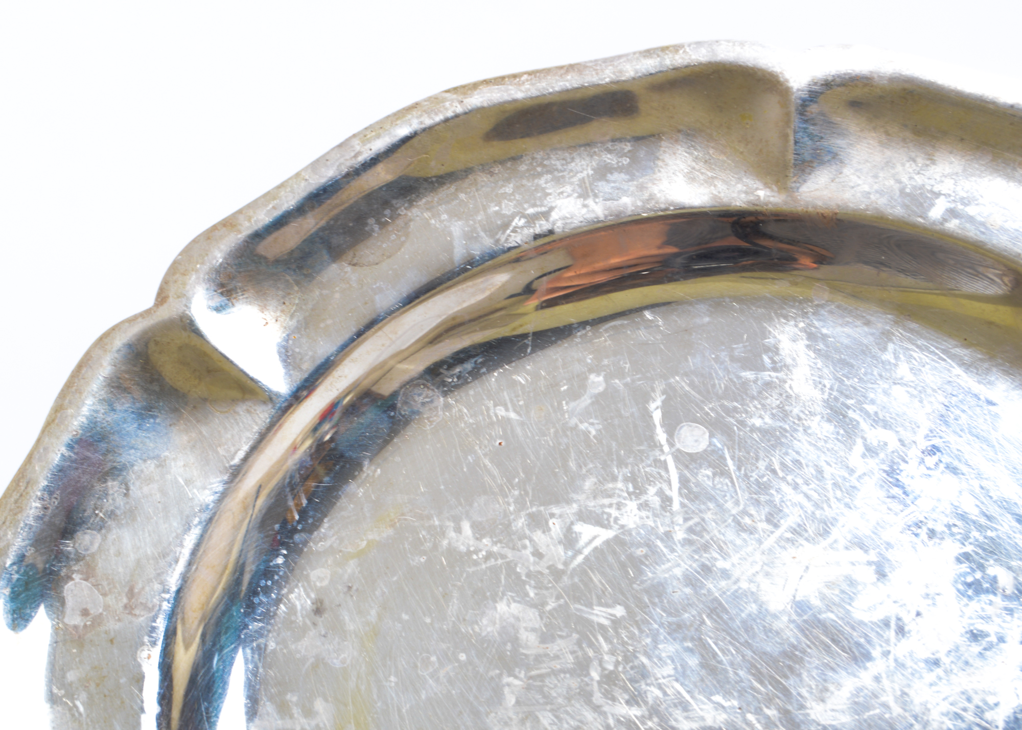 Six 5.5 Inch Sterling Silver Plates