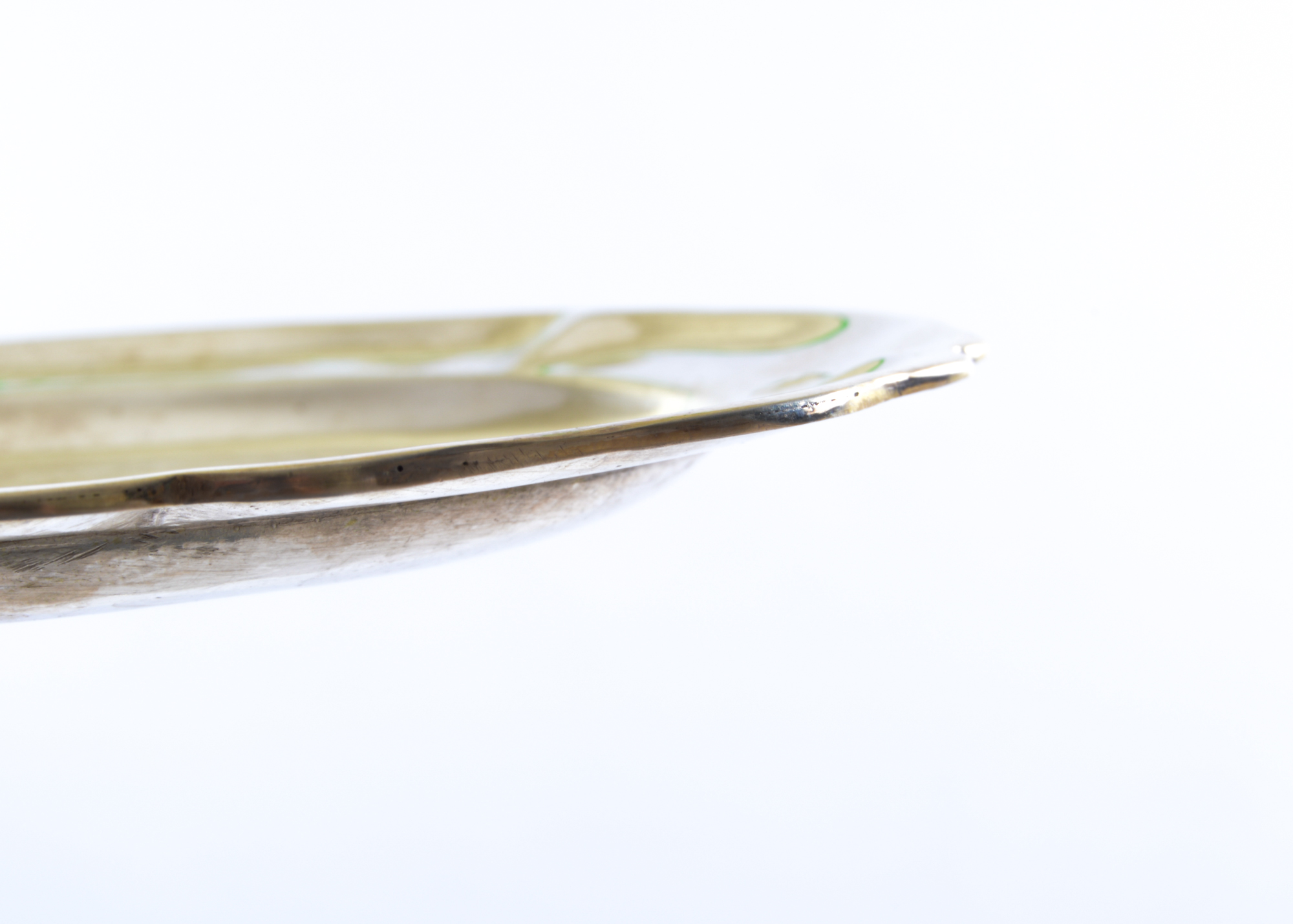 Five 5.5 in Sterling Silver Plates