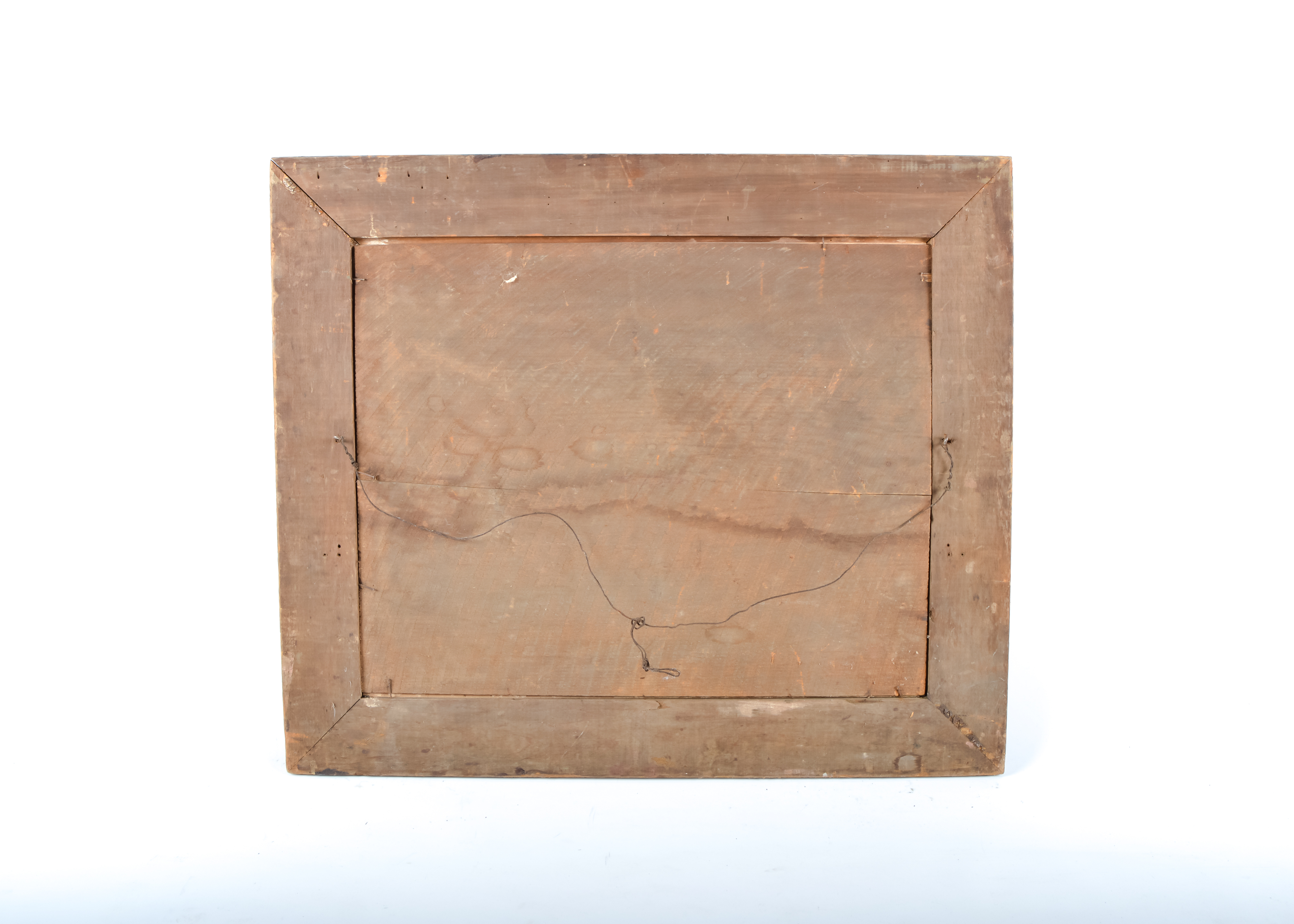 Framed Antique "Bombardment of San Juan" Chromolithograph