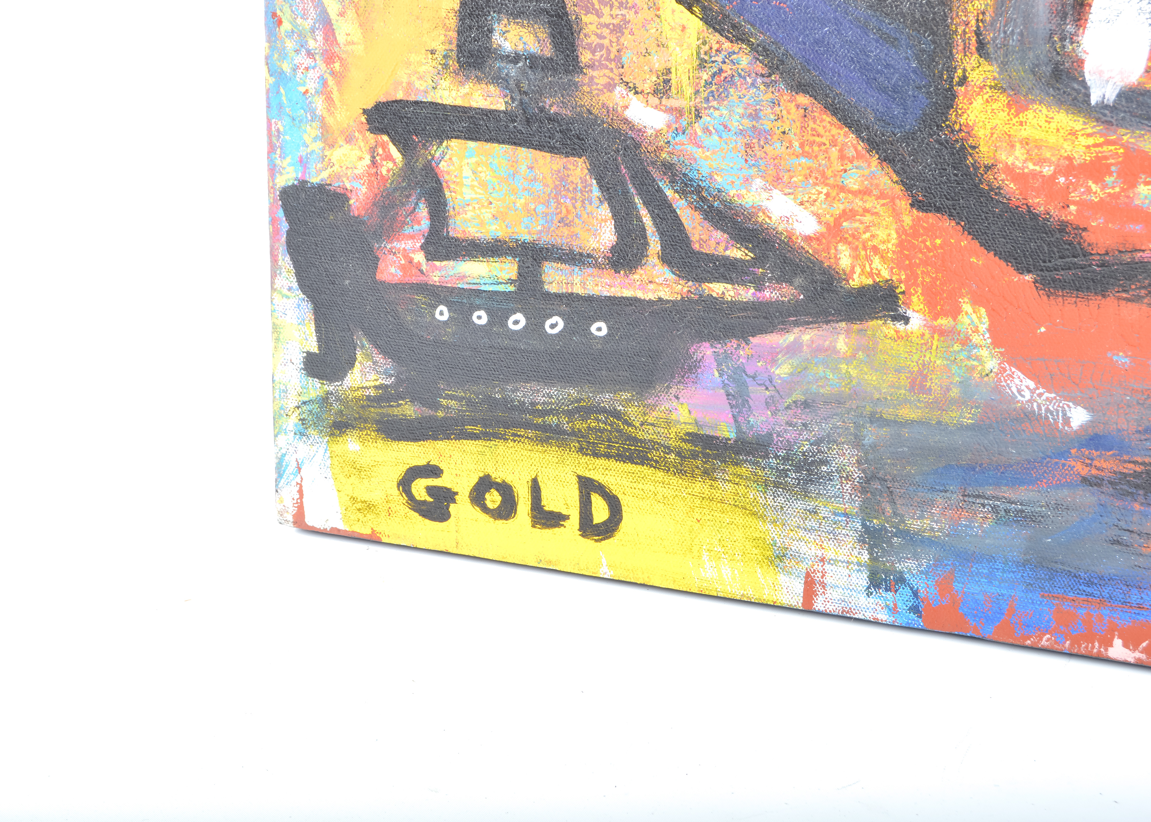 Signed, Original Mixed Media Painting by Christian Mengele