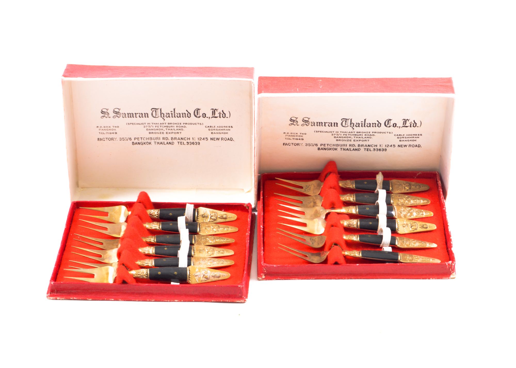 S. Samran Thailand Co. Ltd. Brass Forks