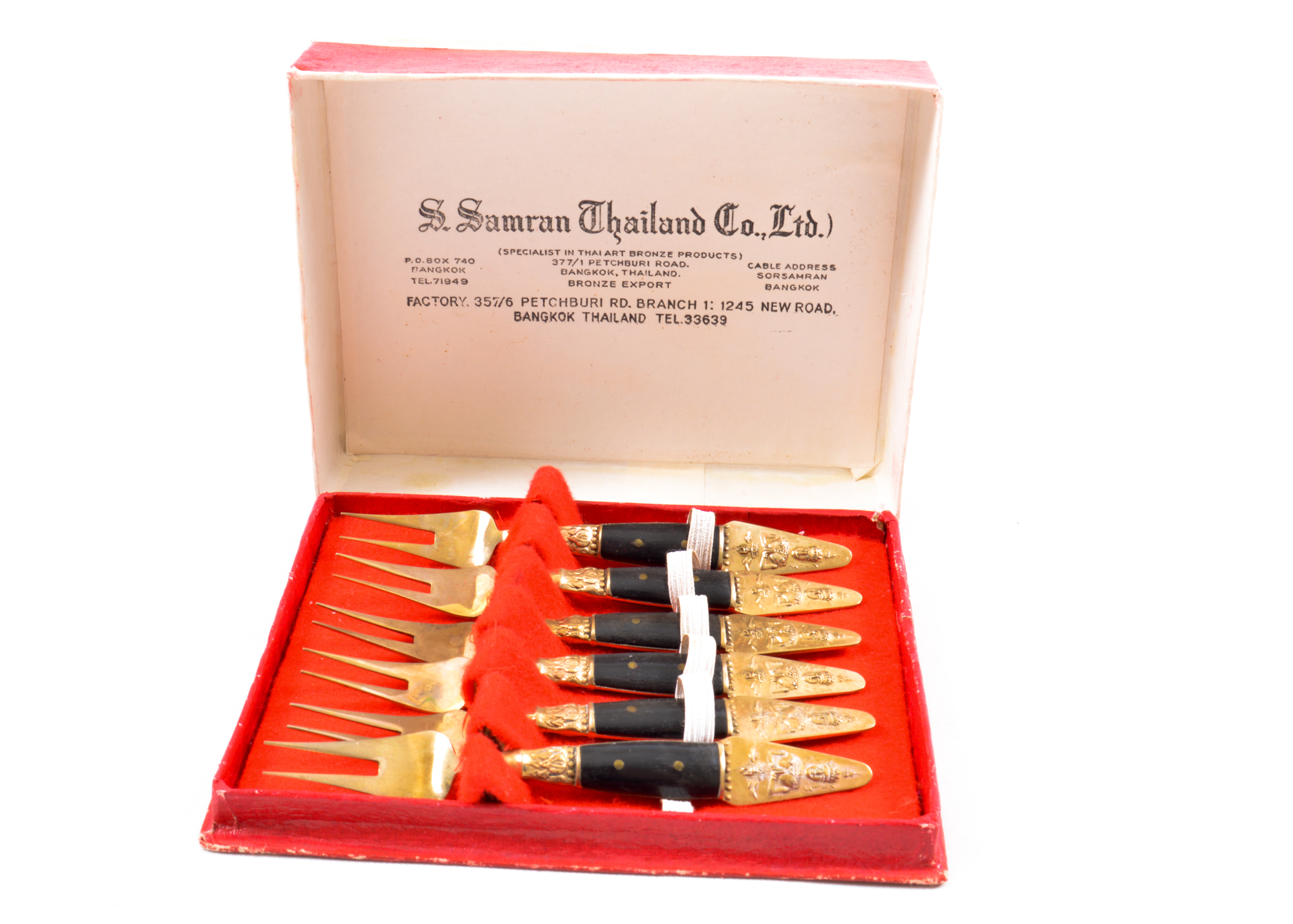 S. Samran Thailand Co. Ltd. Brass Forks
