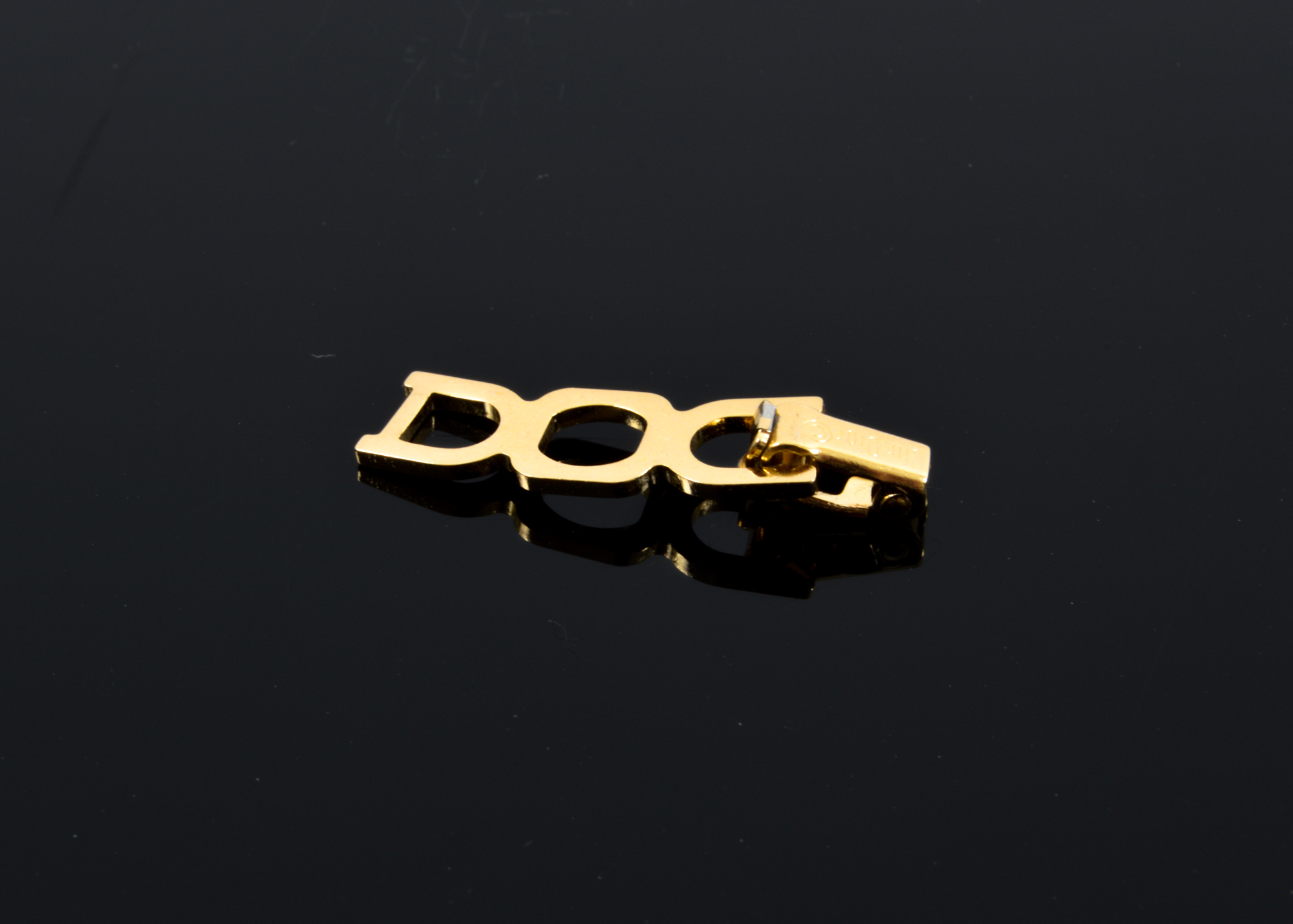 Christian Dior Gold-Toned Metal Pendant