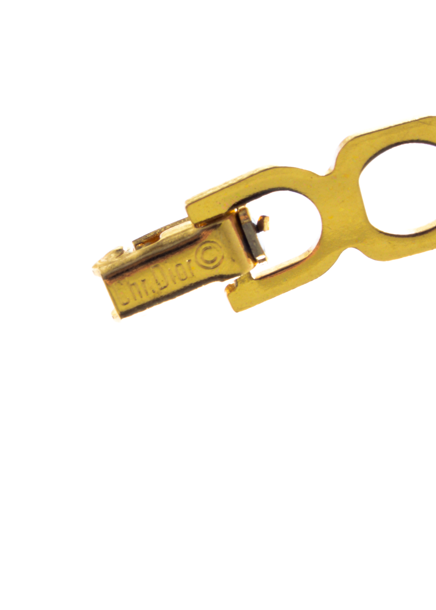 Christian Dior Gold-Toned Metal Pendant