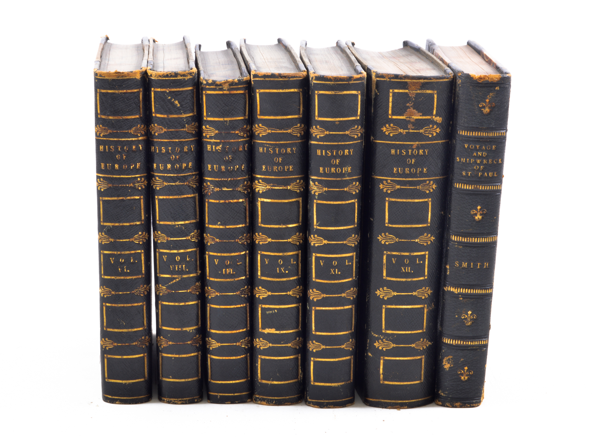 1854 History of Europe with Voyage and 1856 Shipwreck of St. Paul