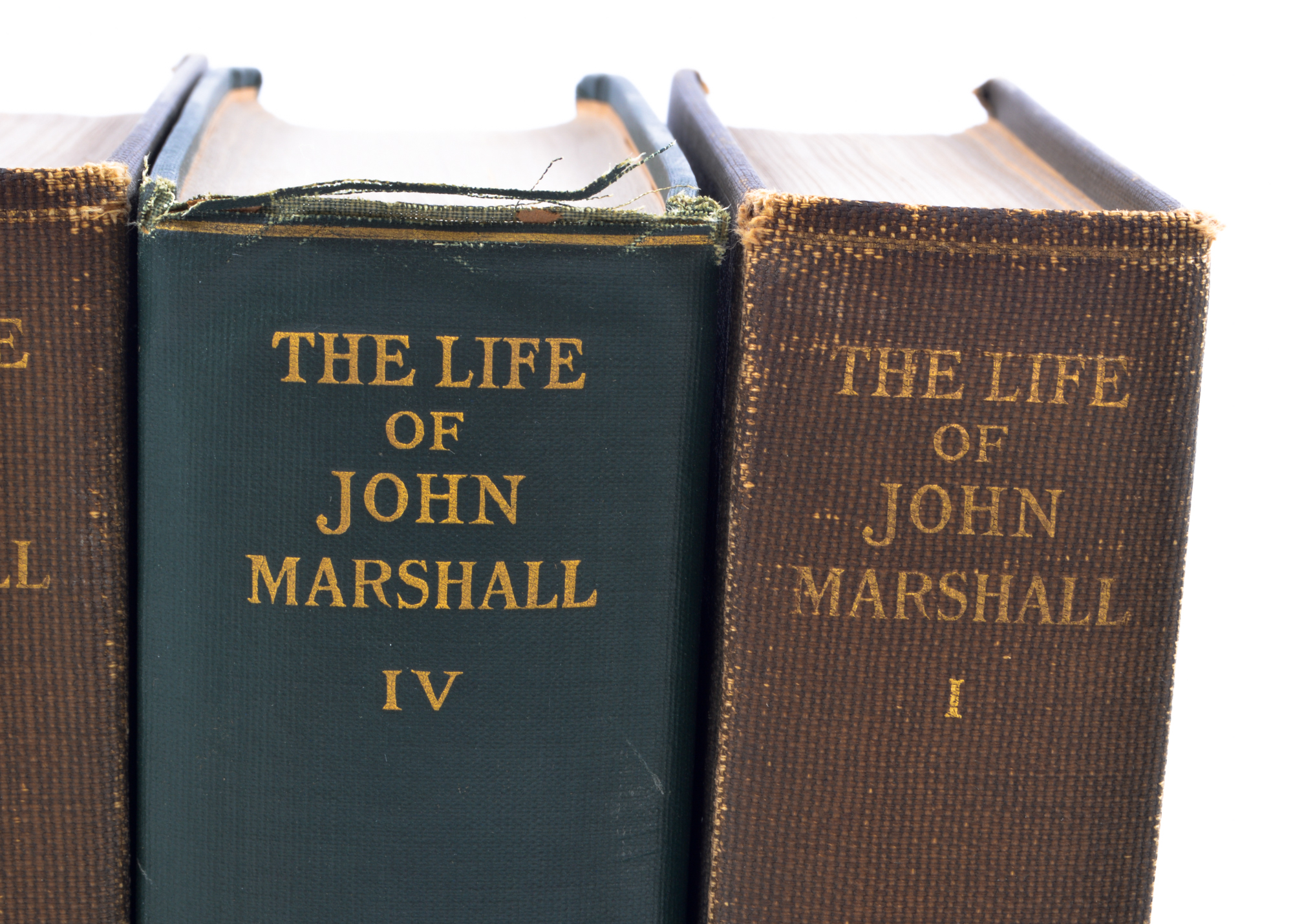 1916 Signed Four Volume Set of "The Life of John Marshall"