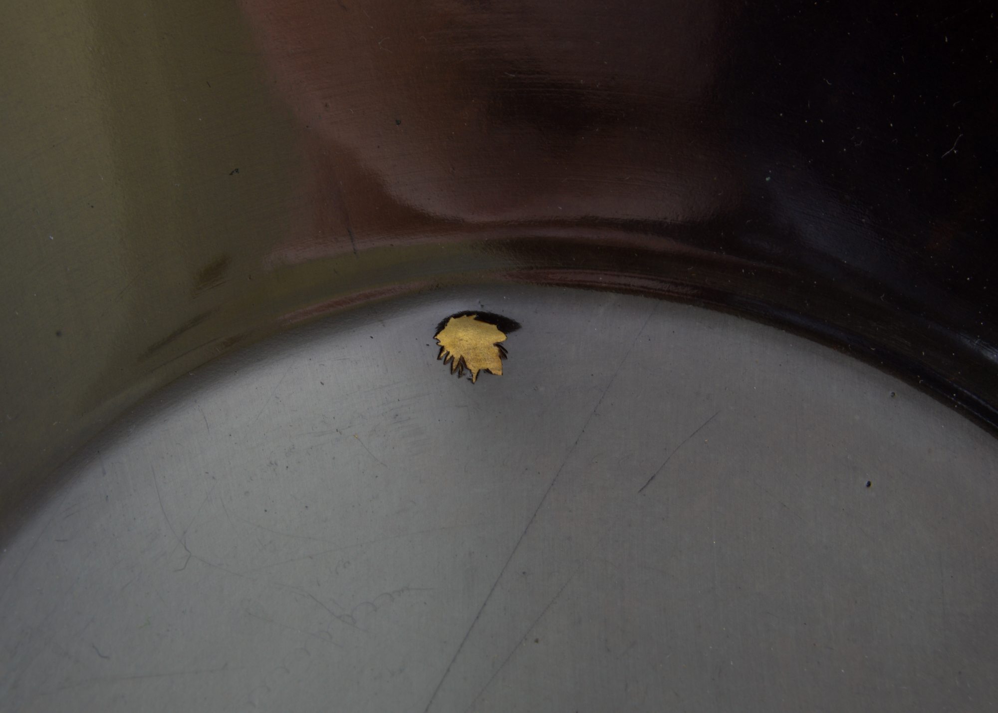 Enamel and Brass Israel Lidded Bowl