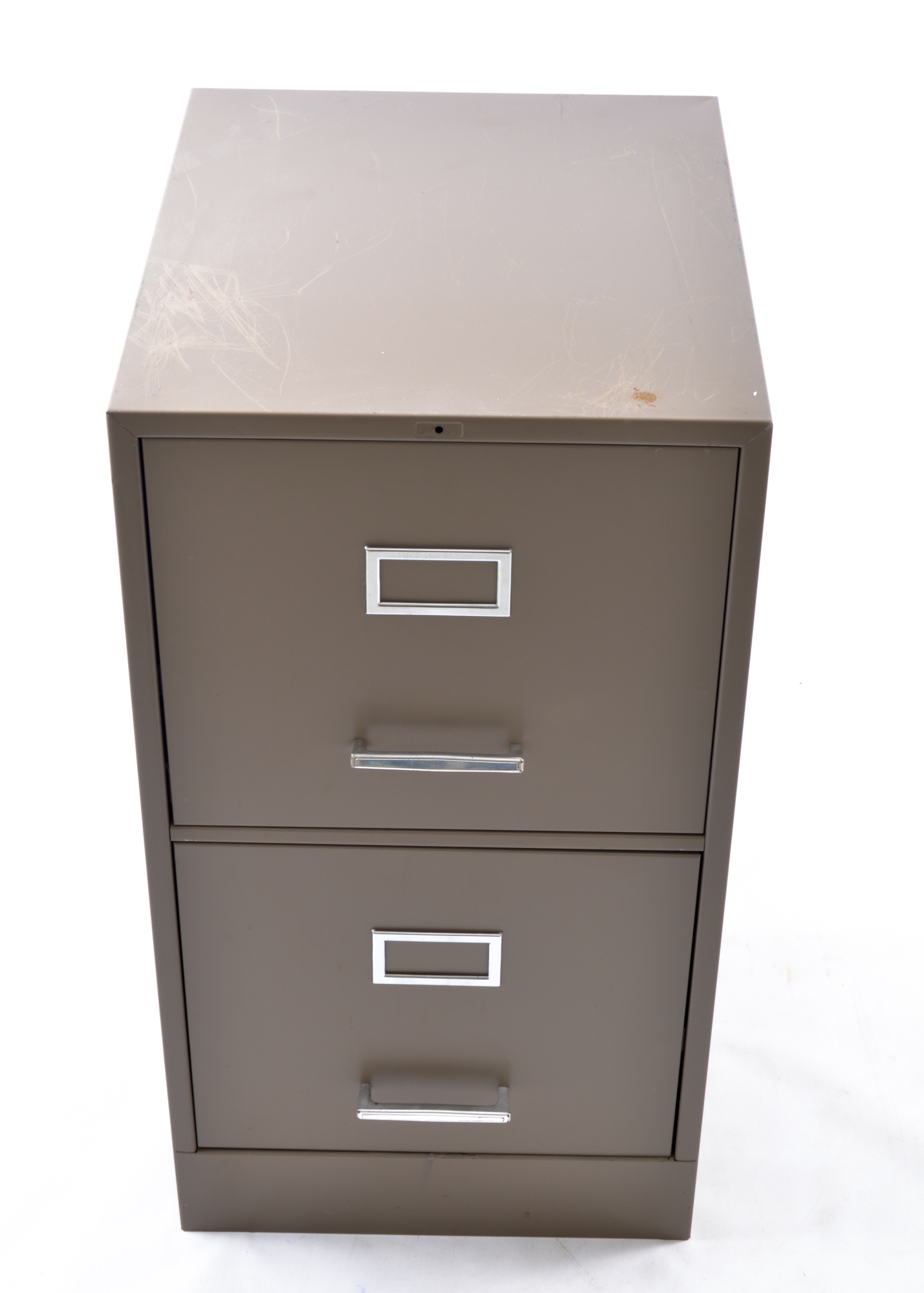 Pair of Two-Drawer Metal Filing Cabinets
